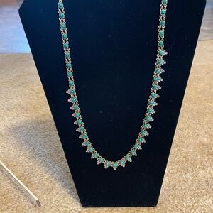 Elegant Gold and Turquoise Necklace